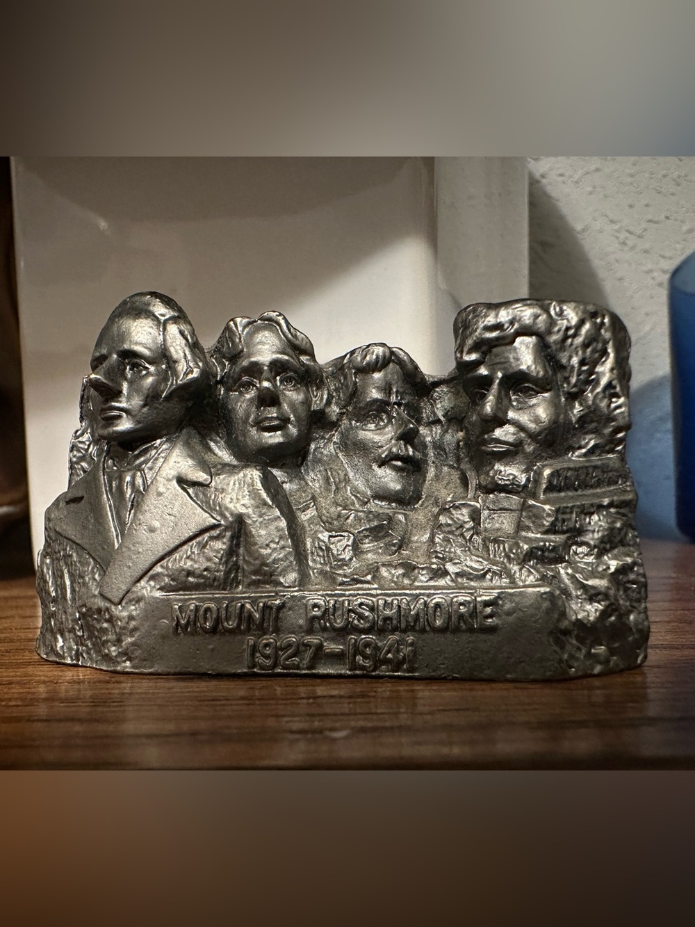 Mount Rushmore Pewter Mini Sculpture Décor